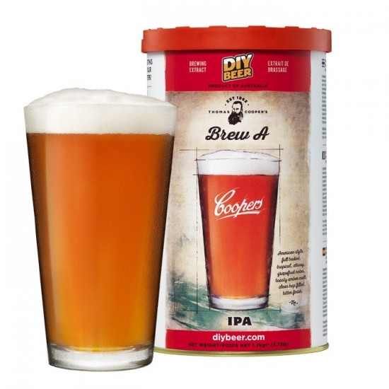 Kit pour bière Thomas Coopers - Brew A IPA - 1,7kg